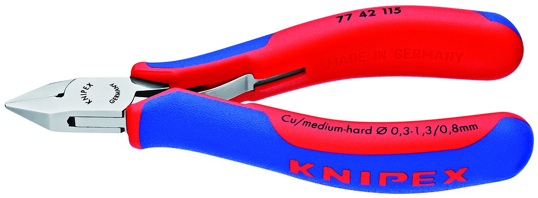 KNIPEX Elektronik-Seitenschneider 7742 115mm