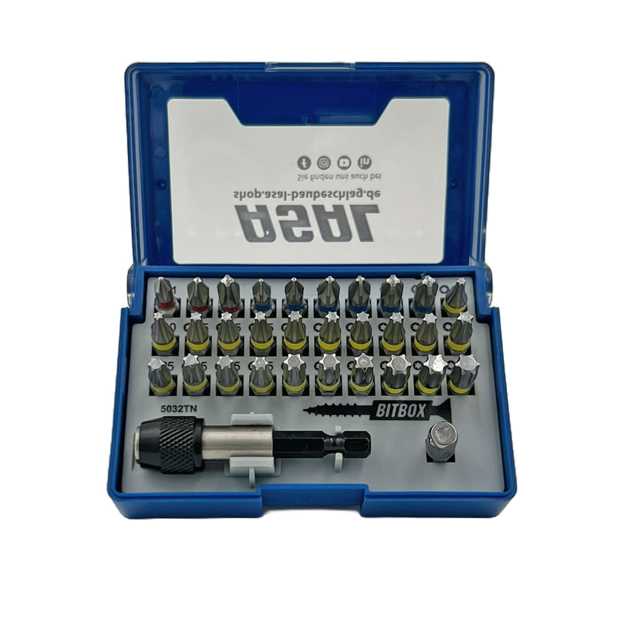 Artikelbild 2 des Artikels ASAL Bit Box  32 teilig mit Farbleitsystem