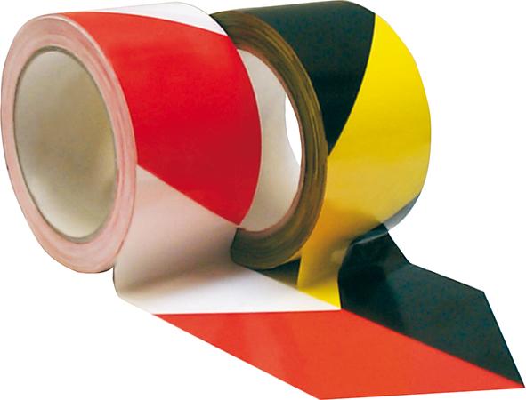 PVC-Warnmarkierungsband zum kleben gelb/schwarz