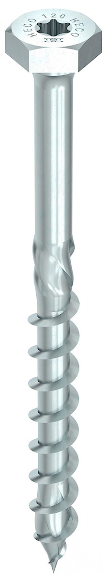 Holzbauschraube 10x120mm TG Kombisechskantkopf