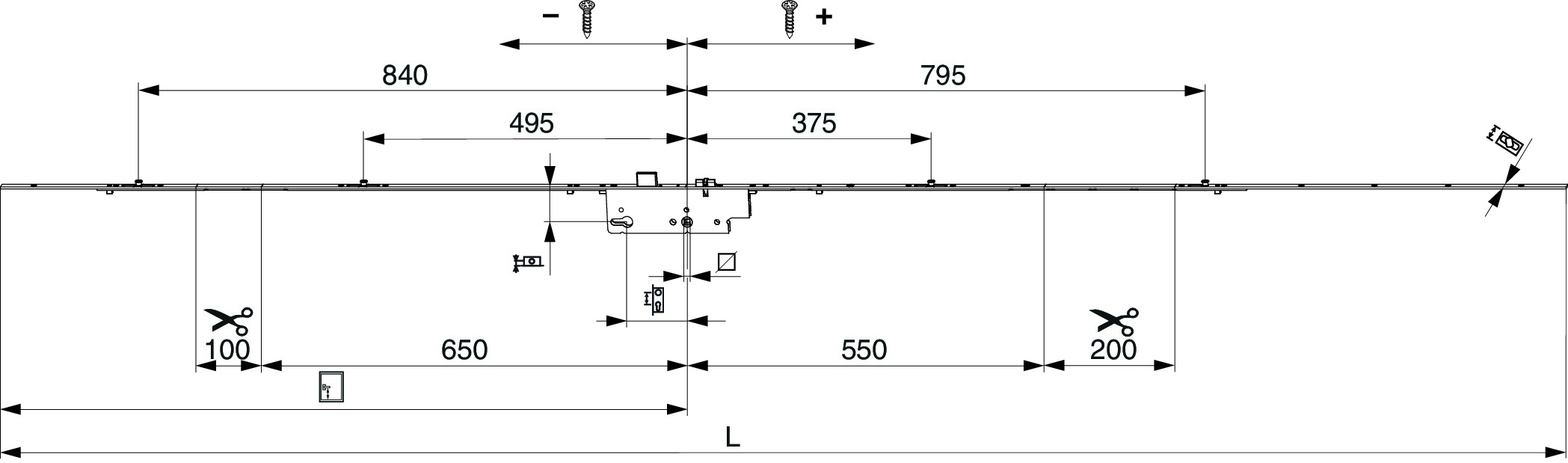 Artikelbild 2 des Artikels 230024 Türverschluss R4  55/92/16/10 hell verz.