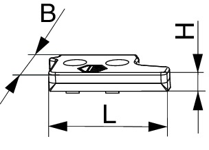 360445  MM Hebeteil 30 mm Eurofalz rechts