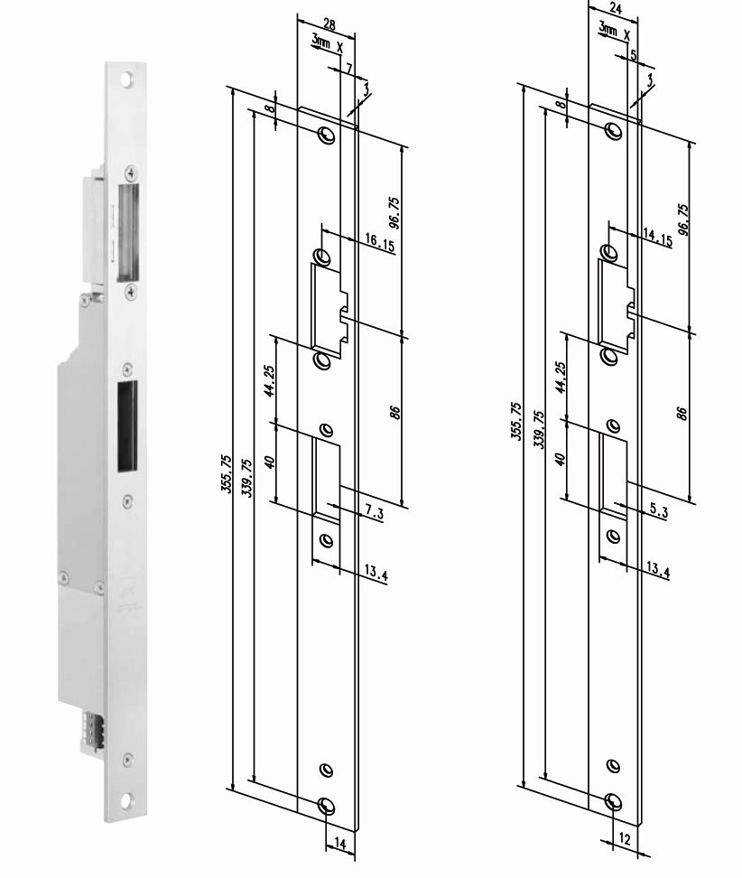 Artikelbild 1 des Artikels Mediator Türöffner mit Flachschließblech Mediator Türöffner mit Flachschließblech