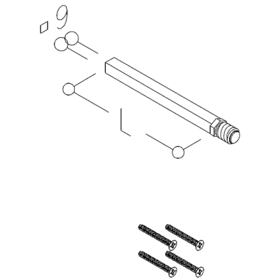 Artikelbild 1 des Artikels NT Montageset zu EST FH-Wechselgrt. Ts = 35-45 mm NT Montageset zu EST FH-Wechselgrt. Ts = 35-45 mm
