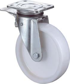 Artikelbild 4 des Artikels Schwerlast-Lenkrolle mit Feststeller Ø125mm weiß