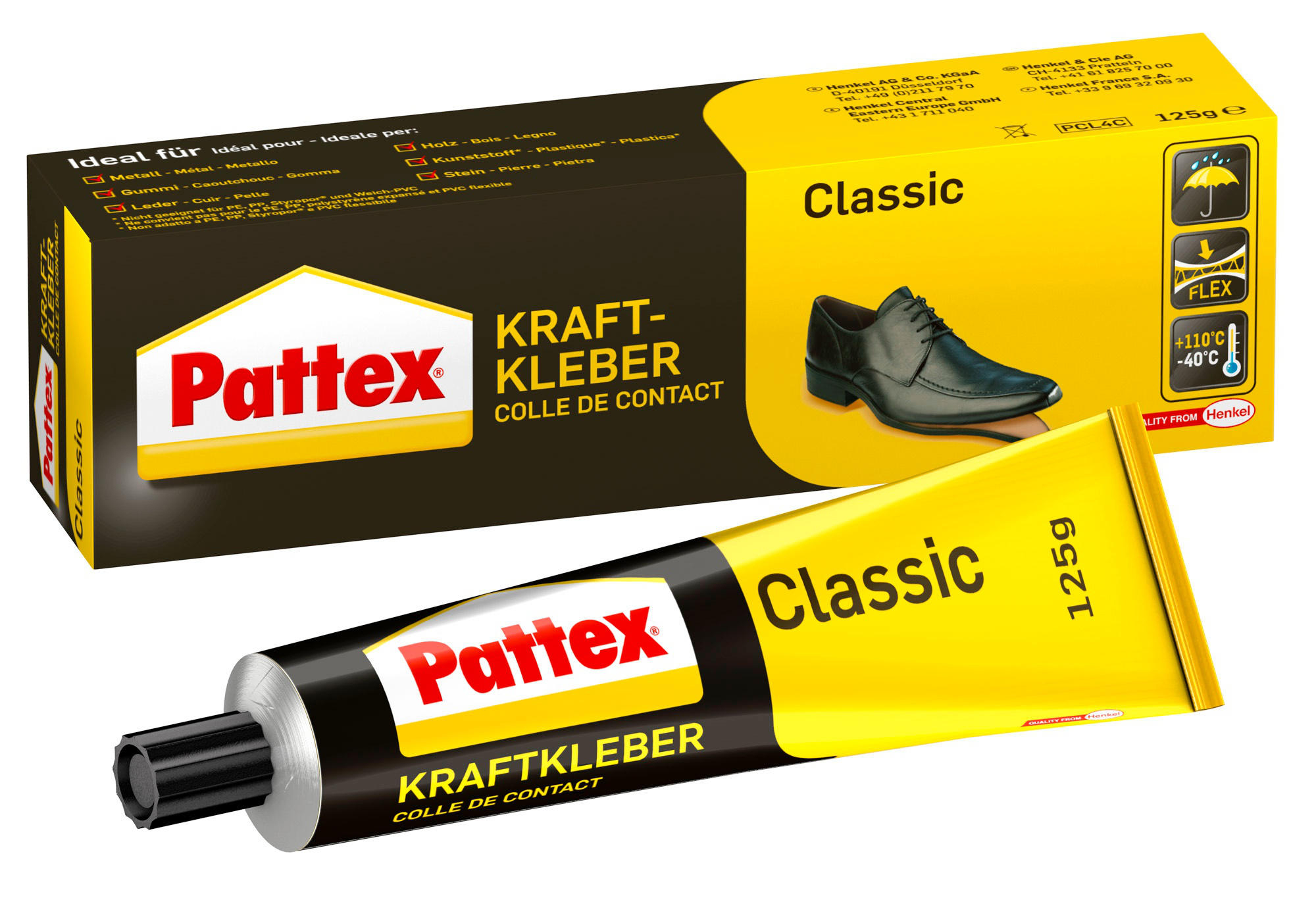 Artikelbild 1 des Artikels PATTEX Kraftkleber Contact Liquid Tube a' 125g PATTEX Kraftkleber Contact Liquid Tube a' 125g