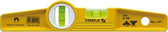 Artikelbild 2 des Artikels Stabila Wasserwaage 81 SM m. Magn. 25cm