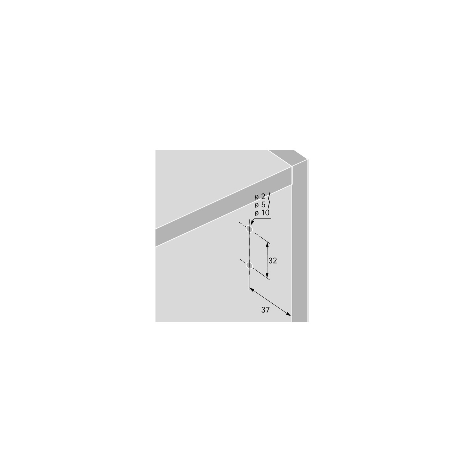Artikelbild 2 des Artikels Push to open Silent mit Batterien, Fenstergrau