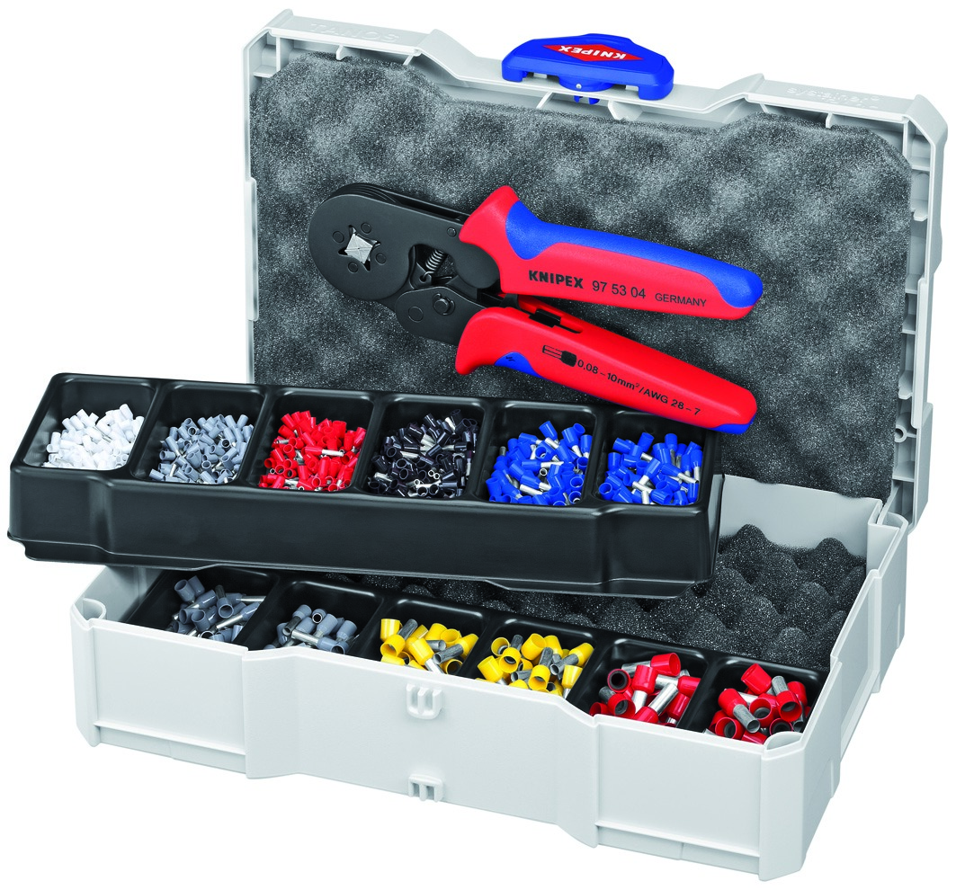 Artikelbild 1 des Artikels KNIPEX Crimp-Sortiment für Aderendhülsen 979009 KNIPEX Crimp-Sortiment für Aderendhülsen 979009