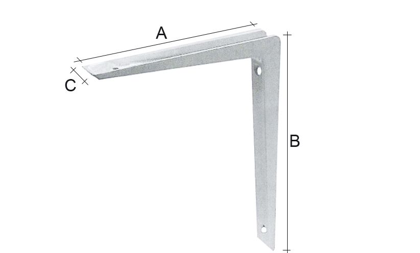 Artikelbild 1 des Artikels Konsole 100x150mm Aluminium weiß Konsole 100x150mm Aluminium weiß