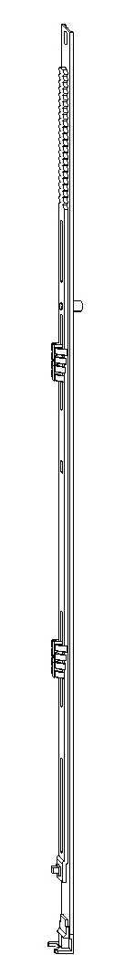 245719 Roto NT Rundbogen Bauteil senkrecht 820 1E
