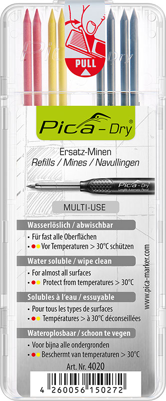Pica Dry Ersatzgraphitminen 4020 Set