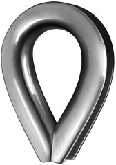 Artikelbild 1 des Artikels Kausche verzinkt DIN BF 6899 Seil-Durchmesser 10mm Kausche verzinkt DIN BF 6899 Seil-Durchmesser 10mm