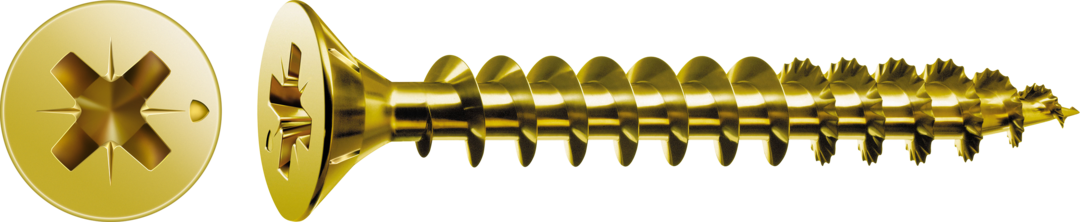 Spanplattenschraube 2,5x10mm Vollgewinde Senkkopf