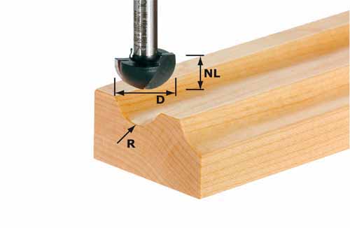 Artikelbild 1 des Artikels Festool Hohlkehlfräser HM Schaft 8mm Ø 12,7mm Festool Hohlkehlfräser HM Schaft 8mm Ø 12,7mm