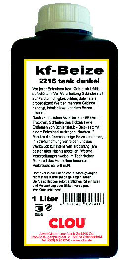 CLOU kf-Beize Nr. 225392 Flasche a 1 ltr.