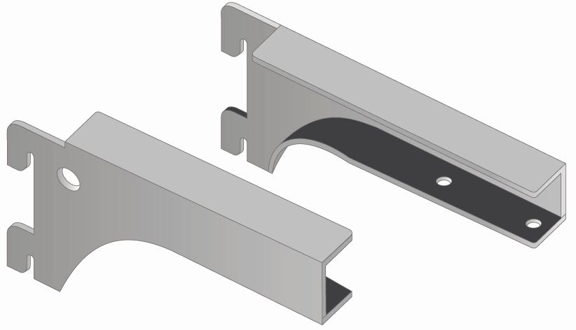 Artikelbild 1 des Artikels Dolle Bodenträger für d = 25 mm, weiß Dolle Bodenträger für d = 25 mm, weiß