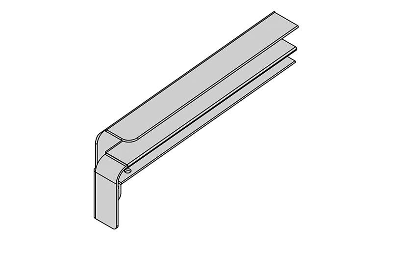 Artikelbild 1 des Artikels Alu-Gleitabschluss BF4006-Z  110mm  links   blank Alu-Gleitabschluss BF4006-Z  110mm  links   blank