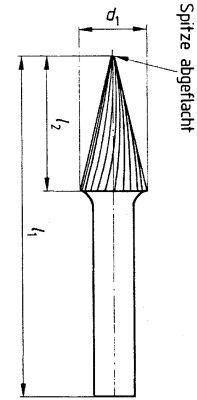 Artikelbild 2 des Artikels Pferd Frässtift HSS Spitzkegelform G 0618