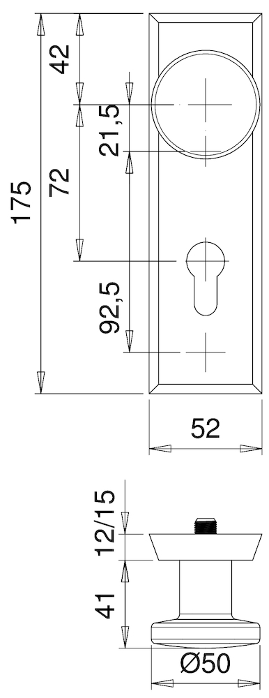 Artikelbild 4 des Artikels EDI-ES1 Schutzwechselgarn 12mm , PZ 72 mm Alu F 1
