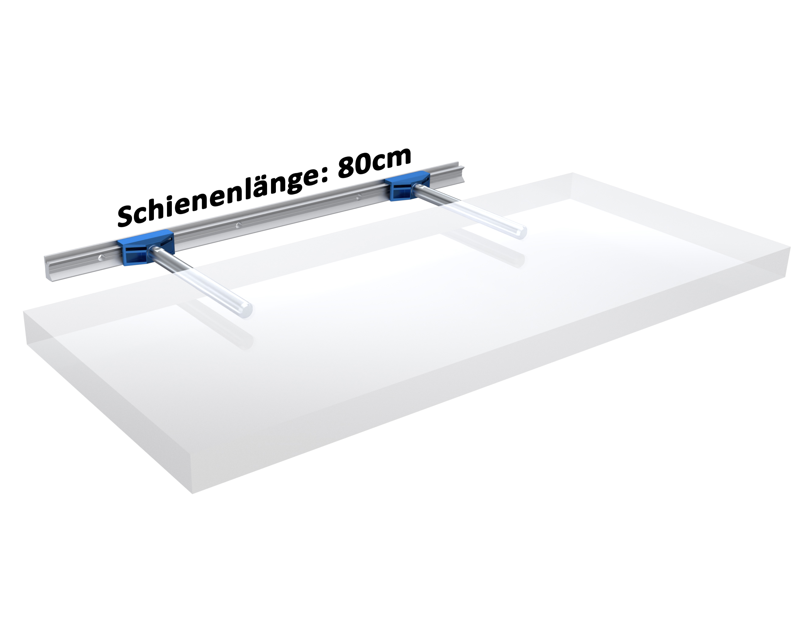 Artikelbild 1 des Artikels Tablarträgersystem TARAM, Schienelänge 800mm Tablarträgersystem TARAM, Schienelänge 800mm
