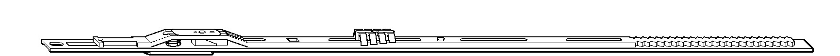 245730 Roto NT Rundbogen Bauteil waagrecht 640 1E