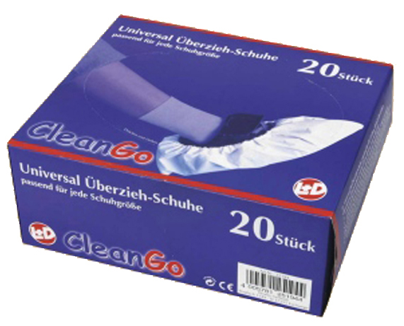 324198210.jpg CleanGo PE-Überziehschuhe, weiß mit