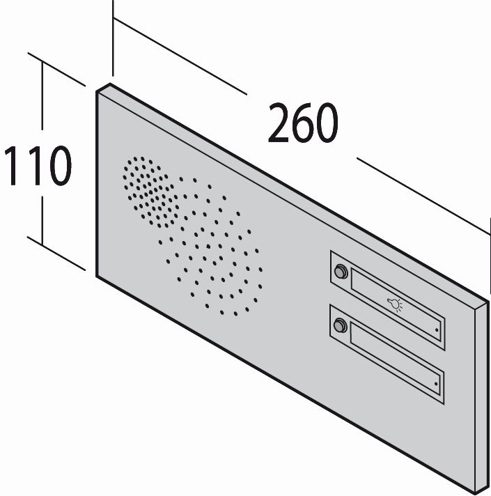 Artikelbild 1 des Artikels Renz Frontplatte 260x110x11mm 17-0-17271 V4A Renz Frontplatte 260x110x11mm 17-0-17271 V4A
