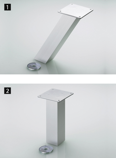 Alu-Konsole 50X50 schräg 210mm ES-OPTIK