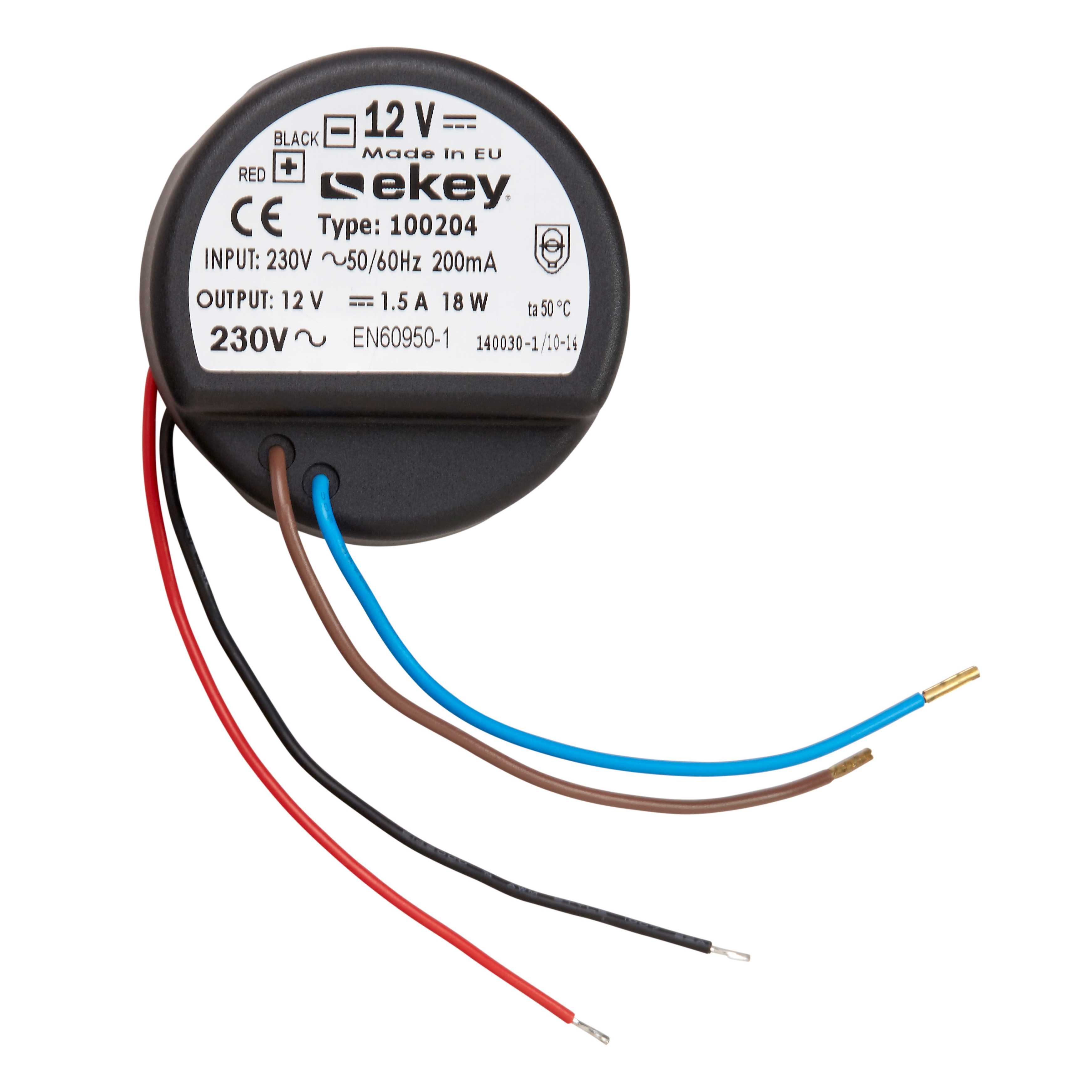Artikelbild 1 des Artikels ekey Unterputzdosennetzteil 230 VAC/ 12 VDC/ 1,5 A ekey Unterputzdosennetzteil 230 VAC/ 12 VDC/ 1,5 A