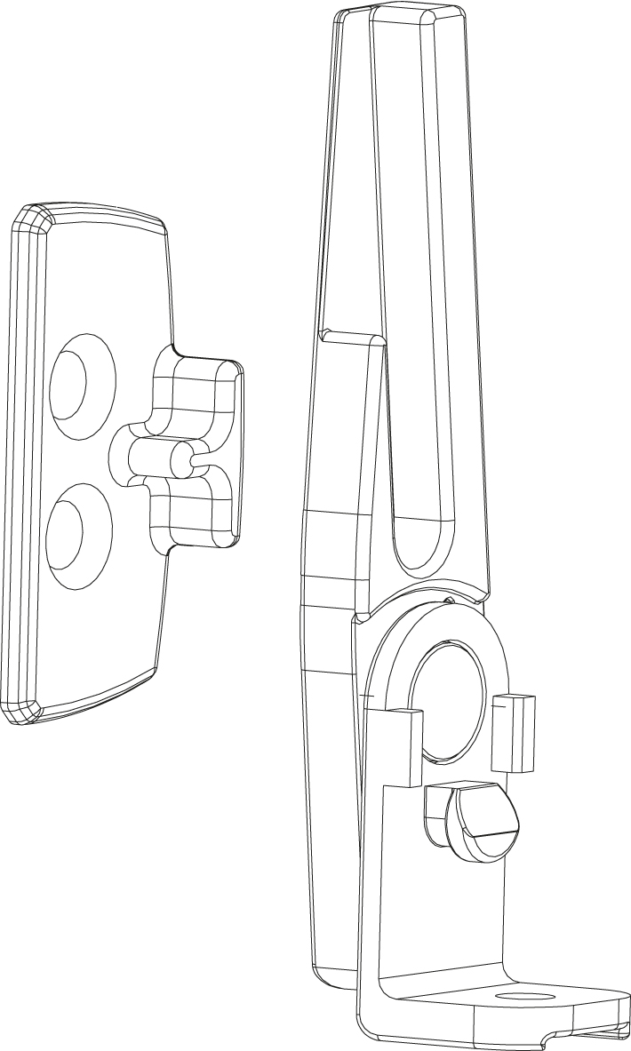 455734 Packung Fehlbediensperre SKB-Z rechts Kömme