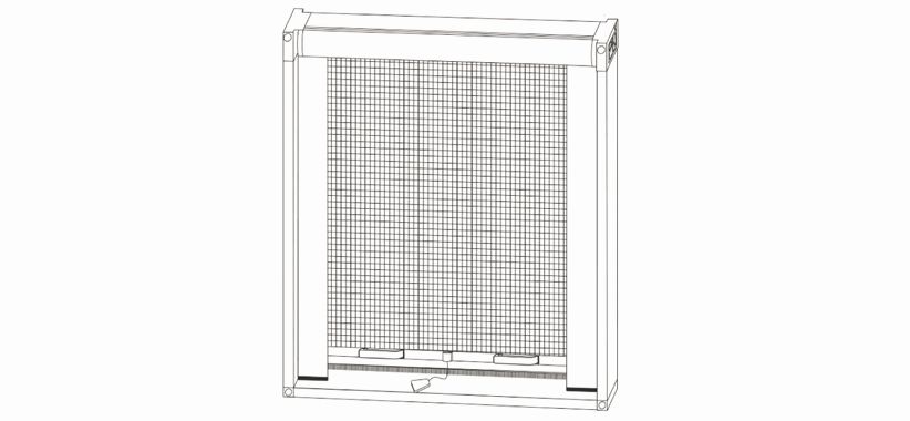 Artikelbild 1 des Artikels Insekten-Rollo Komfort B 1000 x H 1500 mm braun Insekten-Rollo Komfort B 1000 x H 1500 mm braun