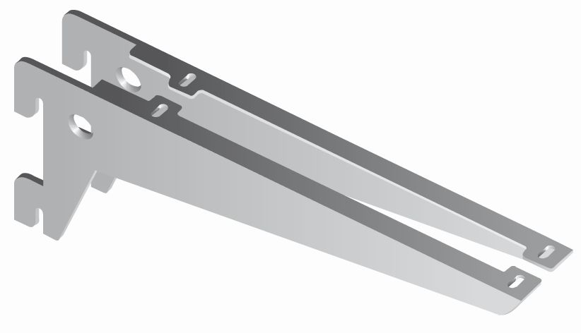248300162.jpg Dolle Winkelträgerpaar 1-reihig 180 mm silber