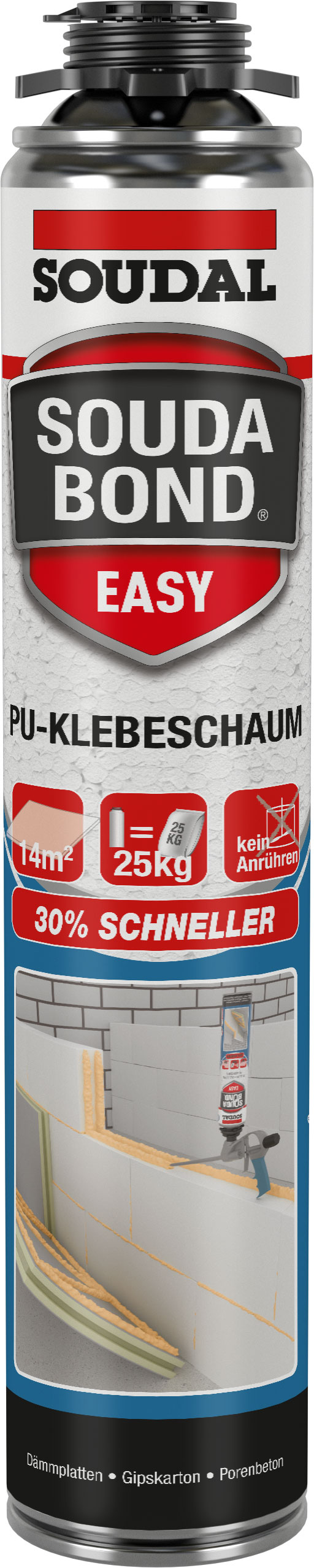 Soudal Klebeschaum Pistole 800 ml orange