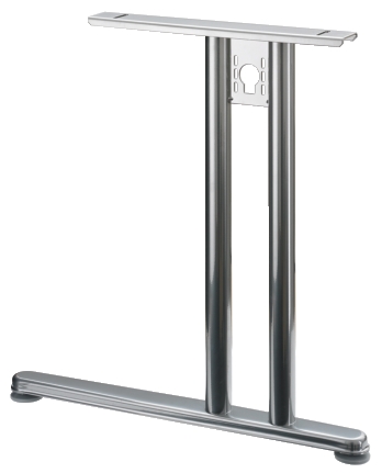 C-Grundfuss Mod. CHANGE, Alu finish glanz