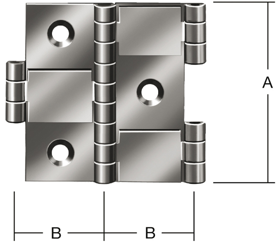 020694525_630.jpg Paravent-Scharnier 3-tlg. 60x30mm - 20694 630 P