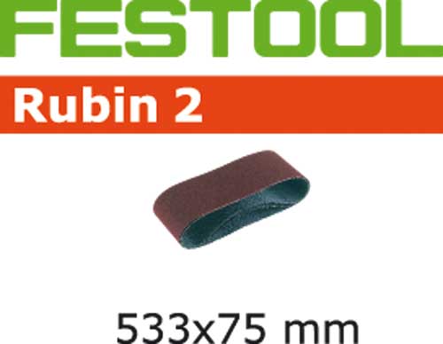 Festool Schleifband 75x533mm Rubin 2 K80