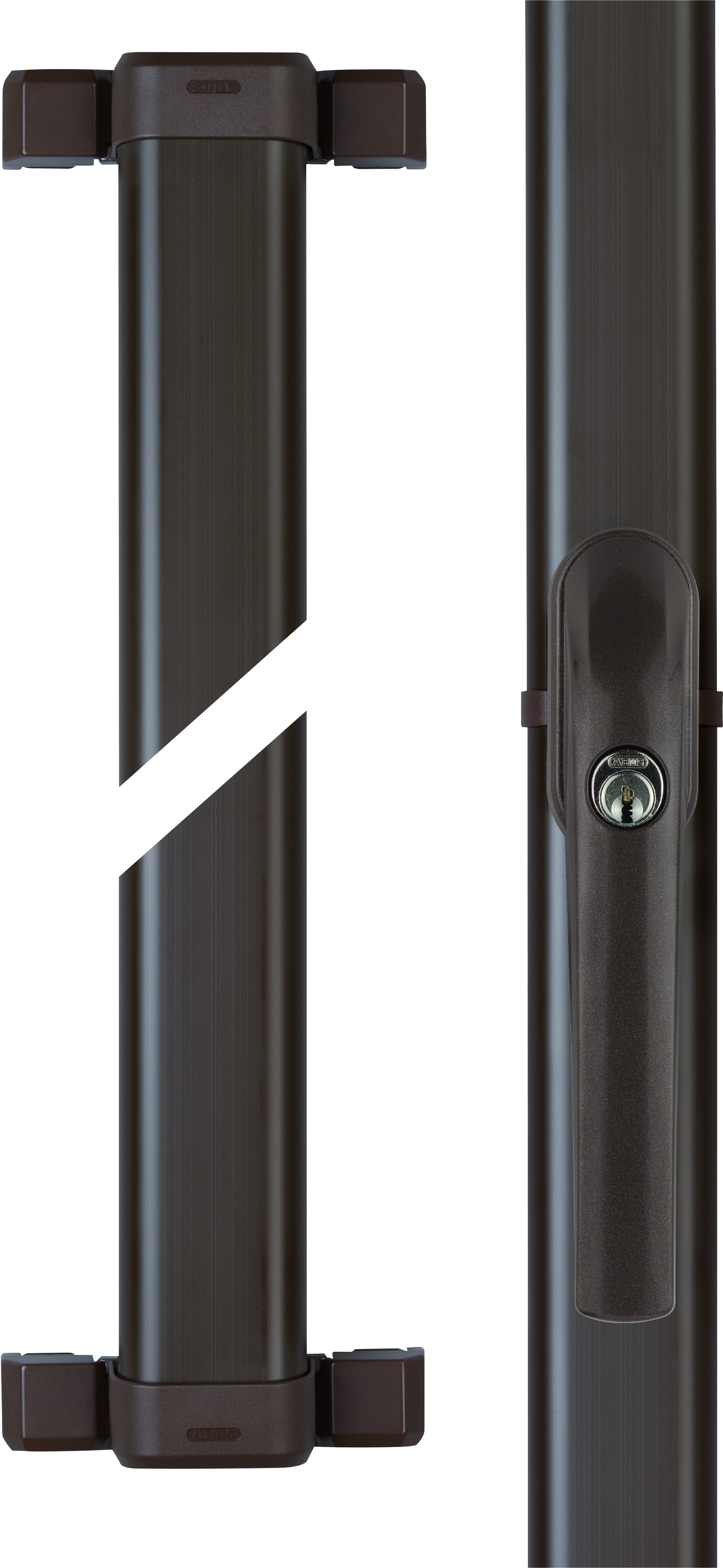 Abus Fenster-Stangenschloss FOS 550 B braun