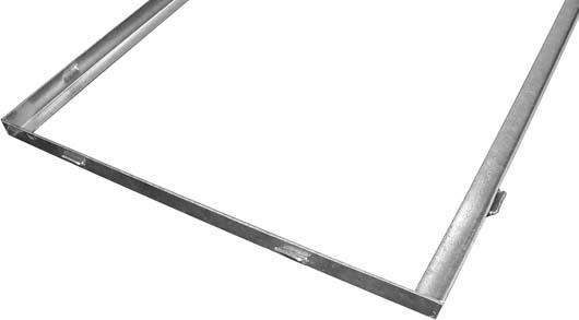 Zargen zu Gitteroste 500x350mm