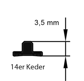 Alukon Keder 14 mm