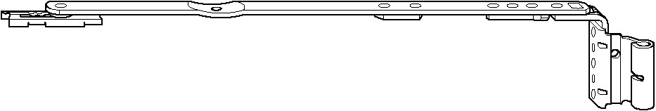 258039 Roto NT Axerarm K 500 links 12/20-9