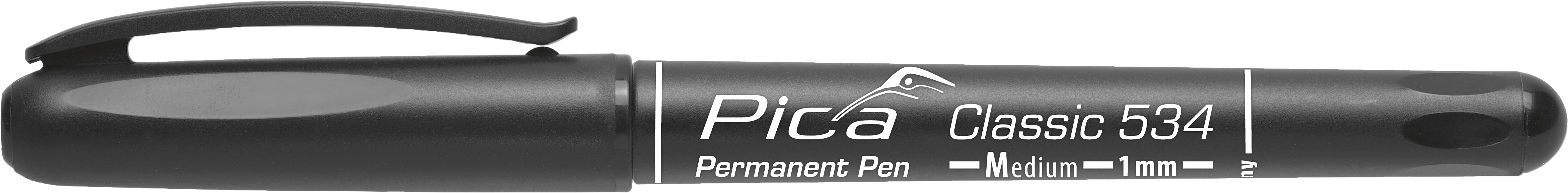 Pica Classic Permanent Pen Schwarz, 1 mm Spitze