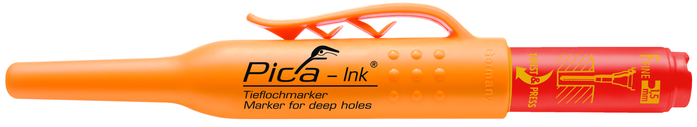 Pica INK Tieflochmarker Rot