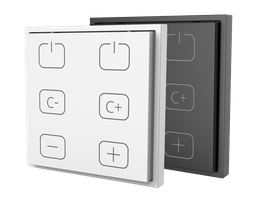 LED-2 Zonen Controller Schwarz, zur Steuerung von