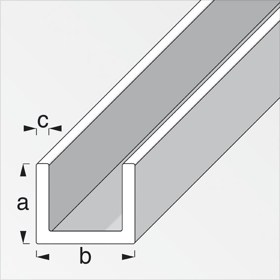 Artikelbild 2 des Artikels alfer U-Profil 8,2 x 10,1 x 1,3mm