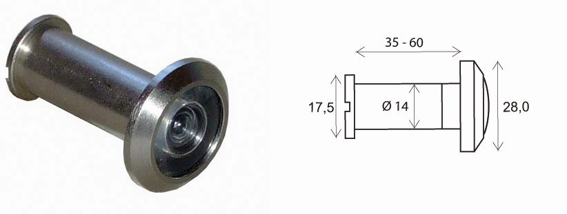 543085500.jpg Türspion 200 / 14 mm Durchmesser  MS/poliert