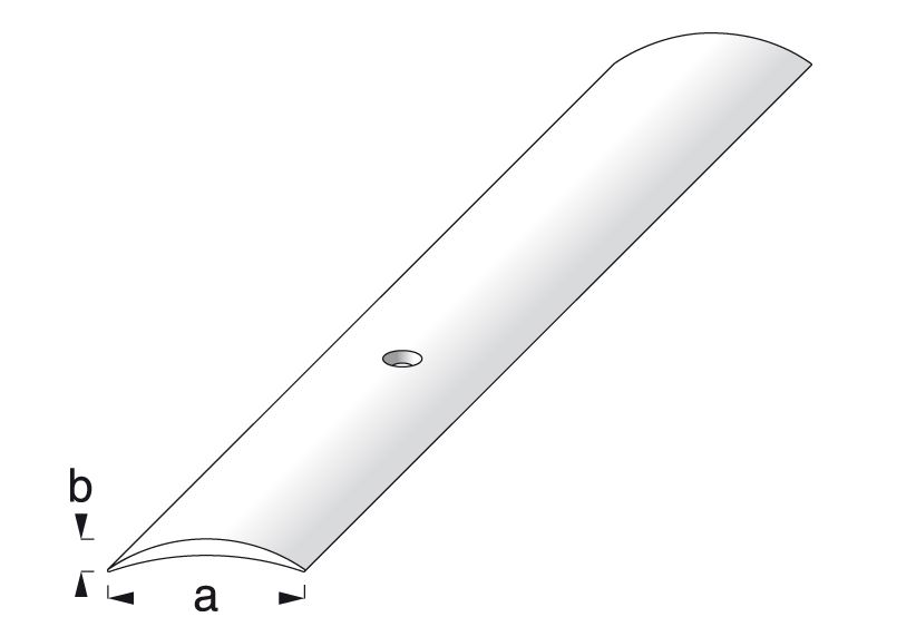 Artikelbild 2 des Artikels alfer Alu Übergangsprofil 30 x 5,0mm, Lg. 1000mm