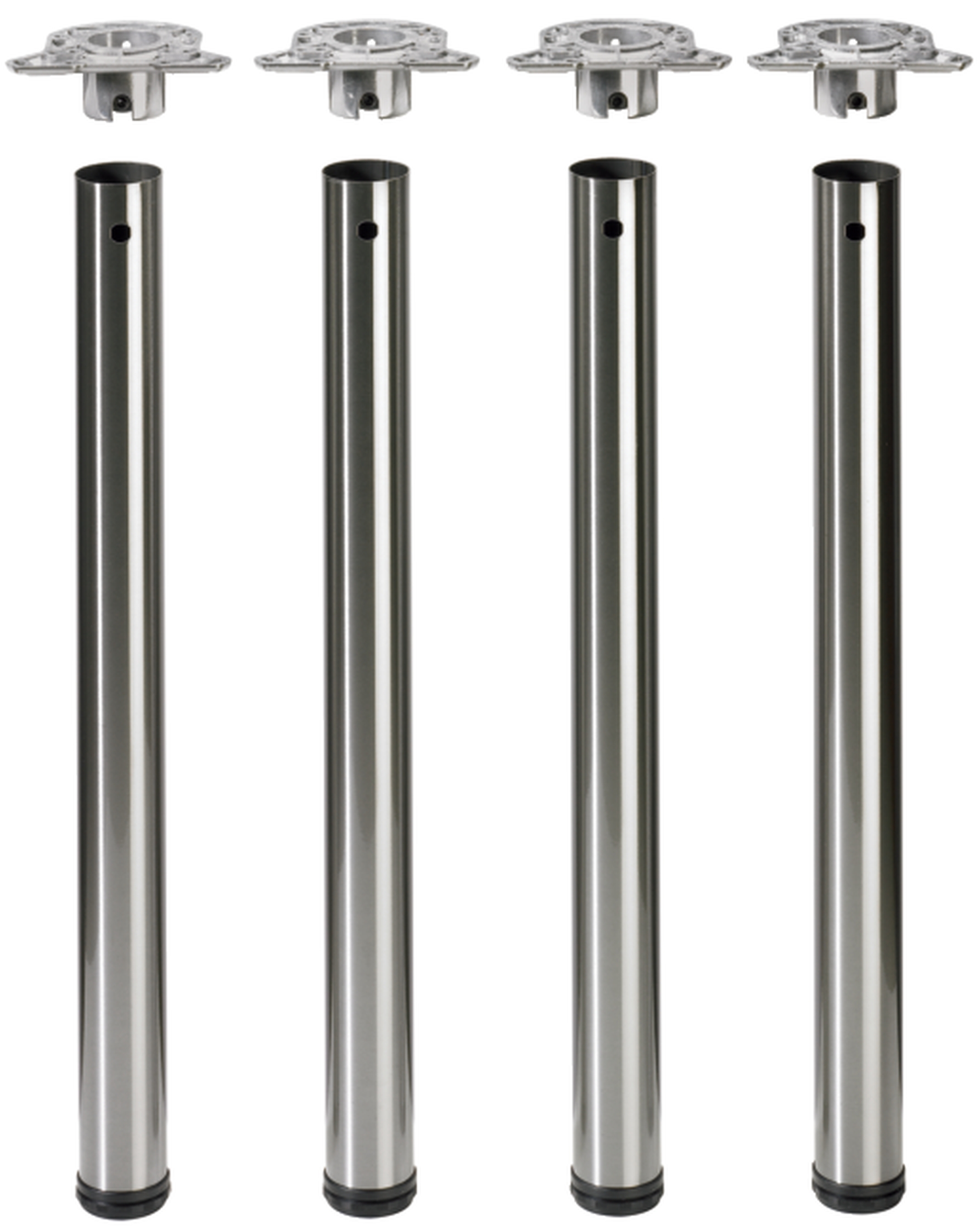 Artikelbild 1 des Artikels Stahl-Tischbeinset 50/710-740mm Chrom glänzend Stahl-Tischbeinset 50/710-740mm Chrom glänzend