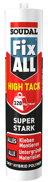 Artikelbild 1 des Artikels Soudal Dichtungsmasse FixAll HighTack grau Soudal Dichtungsmasse FixAll HighTack grau