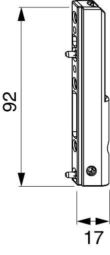 206848 Ecklagerband PVC Feinstruktur weiß 120 kg